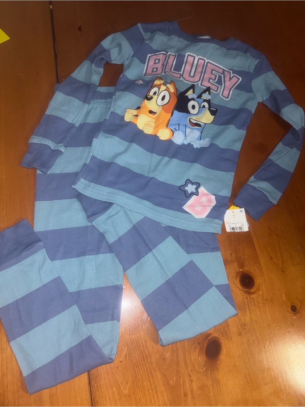Bluey Striped Pajama Set